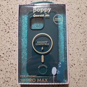 XO Poppy iPhone 16 Pro Max Emerald Isle Green Magsafe Compatible Cellphone Case